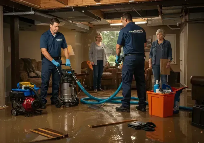 Basement Water Extraction and Removal Techniques process in Fremont, MI