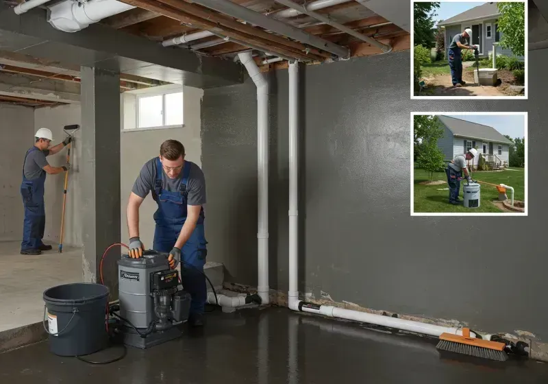 Basement Waterproofing and Flood Prevention process in Fremont, MI